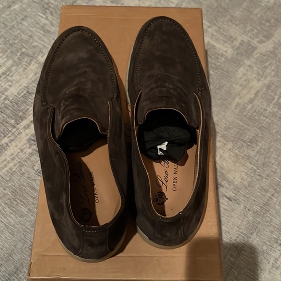 Loro Piana Men’s Open Walk Ankle Boot in Warm Gray size 40.5 - Picture 10 of 12